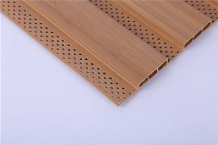 Wooden Color Exterior Fiberglass Sound-Absorbing Board Panels