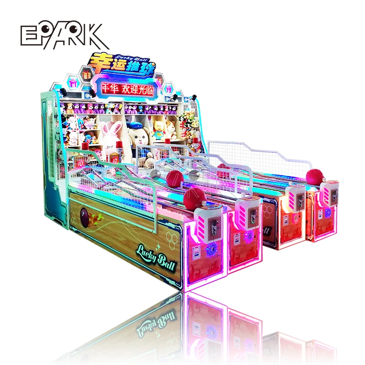 

Amusement Park High Income Indoor Playground Arcade Ball Pushing arcade carnival game attractive machine for sale