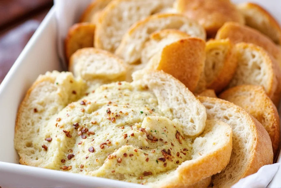 Bread Dipping Station Table Setup
