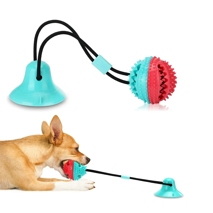 

pet elastic rope toy dog outdoor strong sucker chew feeding dog toy