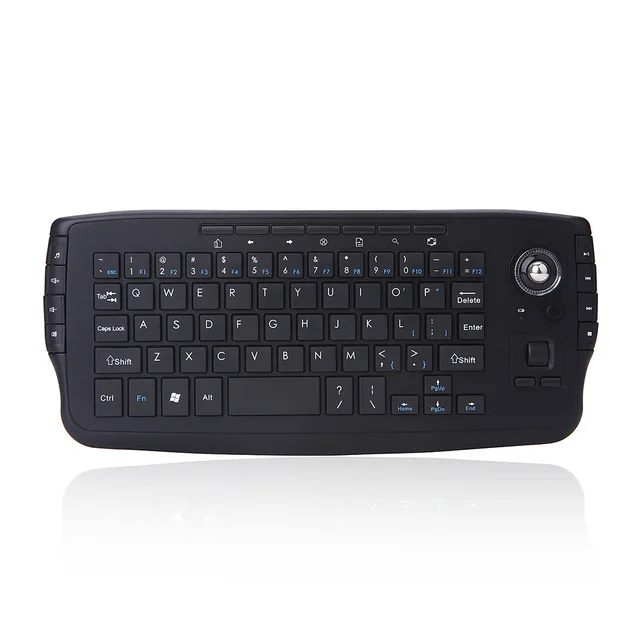 

SeenDa Mini 2.4G Wireless Keyboard Trackball Keyboard for Laptop PC Portable multi-function Trackball Air Mouse Decent Design