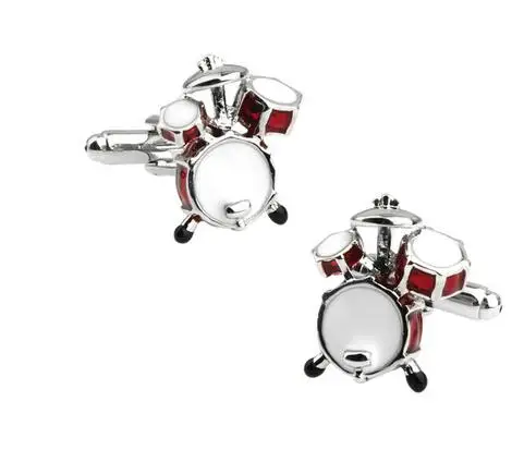 

Music drum shape cufflinks wholesale cufflinks cuff nails French shirt
