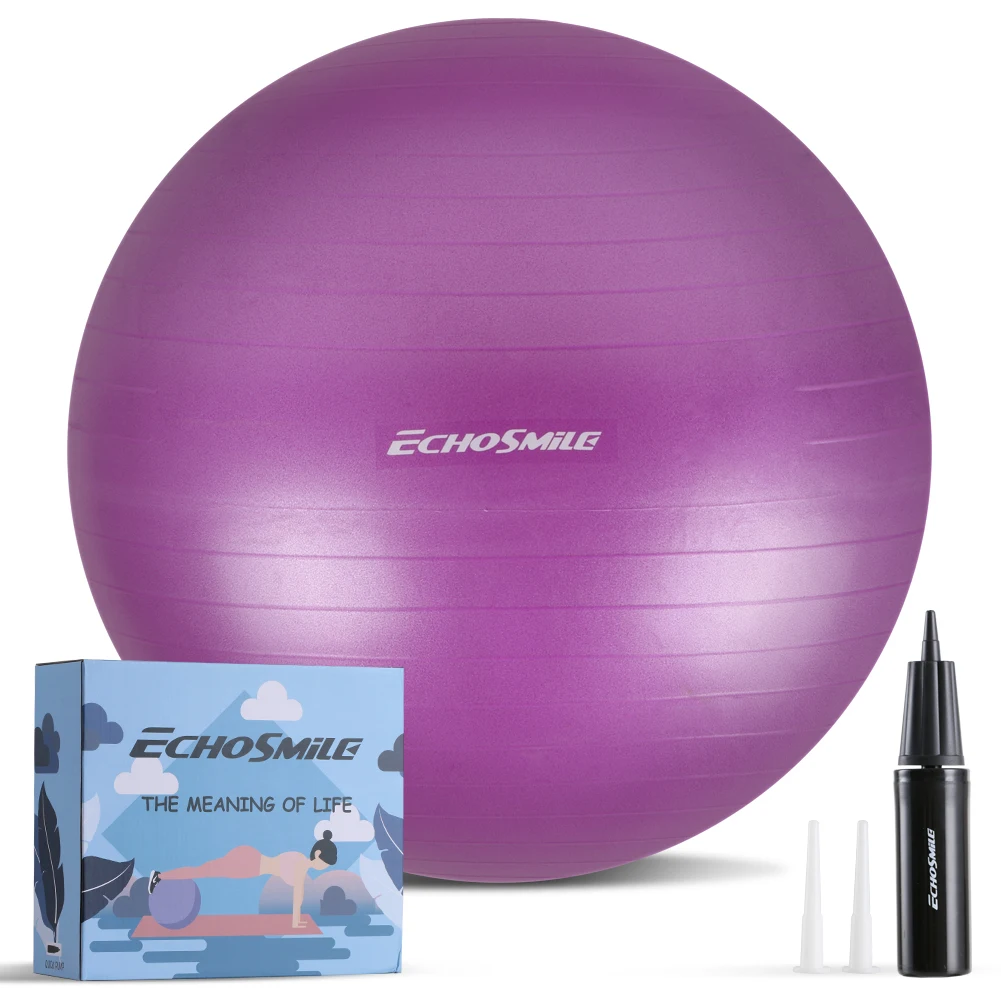 

Eco Friendly Exercise Ball Fitness Ball Gym Yoga Ball LBA065, Purple