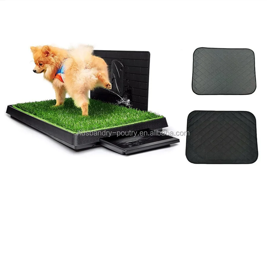 

Pet toilet Indoor Pet Dog Toilet Mat Training Indoor Plastic Tray Artificial Grass For Training