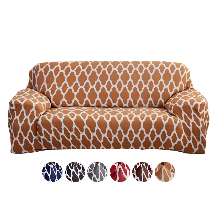 

hot sale geometric printing sofa cover decoration design stretch slipcover waterproof pet big 3 seats universal sofa cover