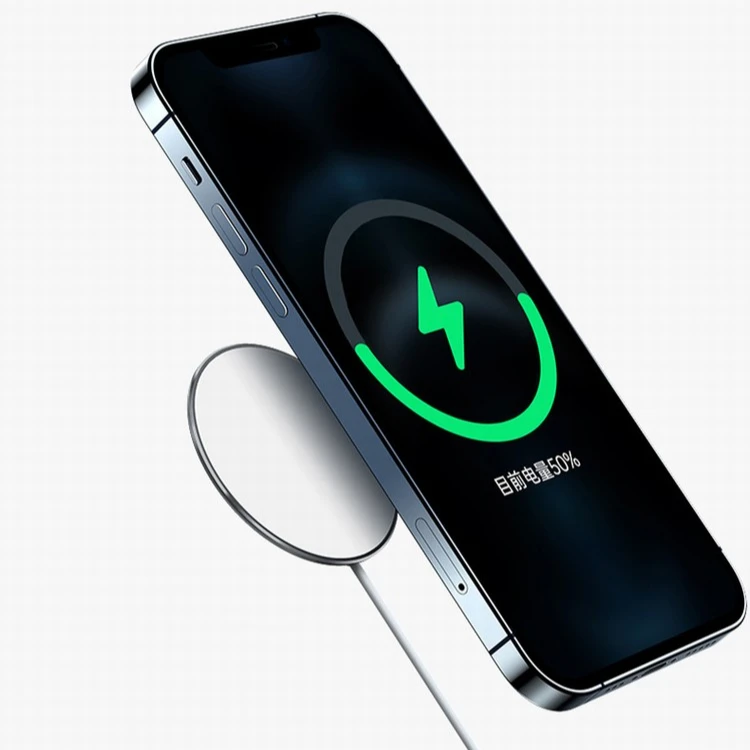 

Customized Printing Logo Wireless Charger Suitable for Smart Phone and Earphone Portable Wireless Charger, Black white