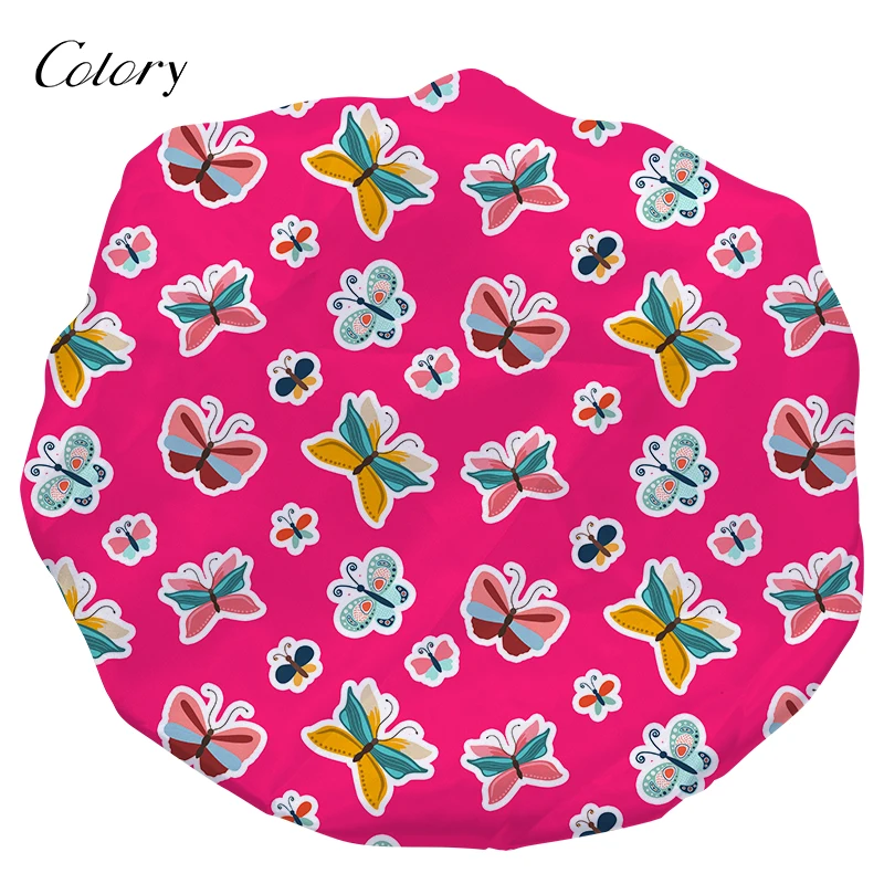 

Colory Plain Bonnets Packaging Bag Silk Bonnet Satin, Customized color