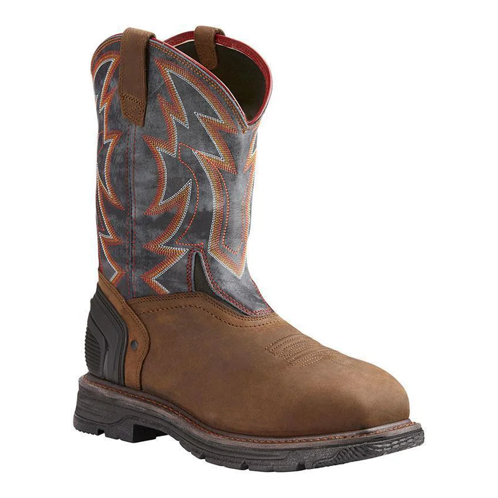 

Men's Brown Leather Work Boots
