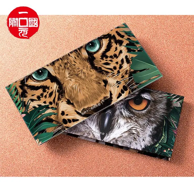 

Onedollar Wholesale makeup private label 12-color large eye shadow palette with beautiful color and easy to color