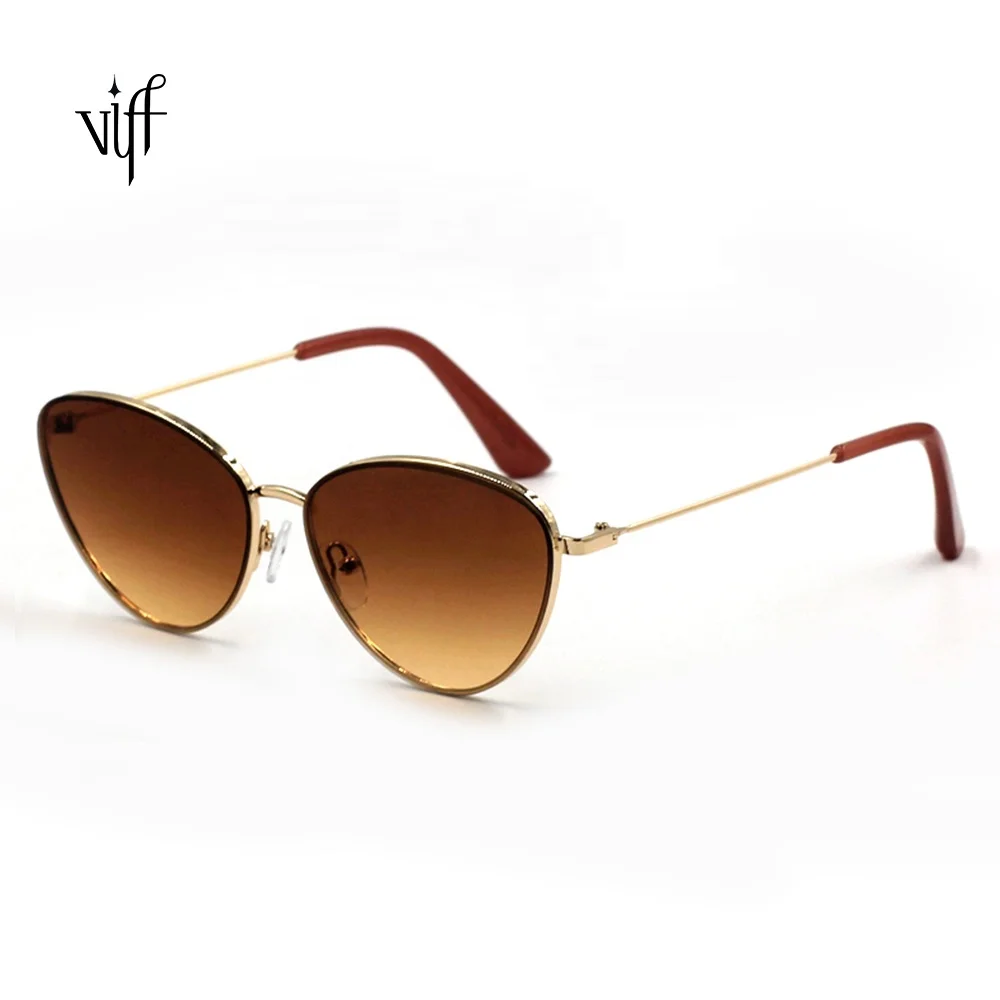 

Gradient Sunglasses HM19684 Metal Frame 2021 Popular Trendy Sun Glasses for Women
