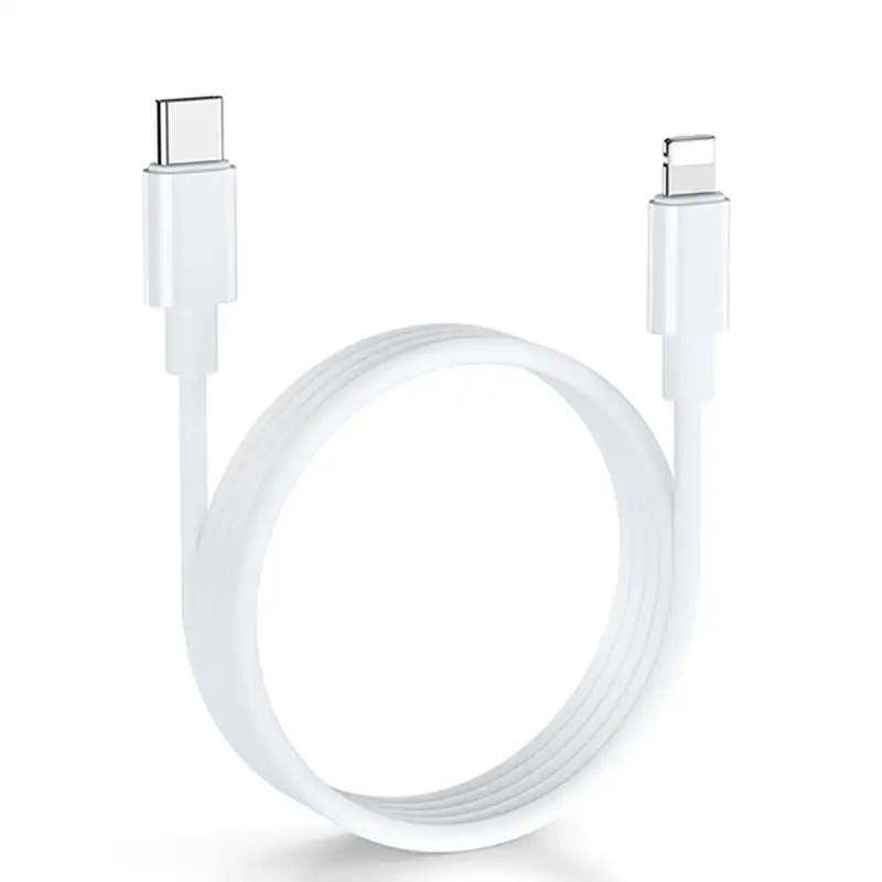 

Premium Fast Charge Cord Charging USB Type C 8 Pin Cable For iPhone 12 USB C Cable, White