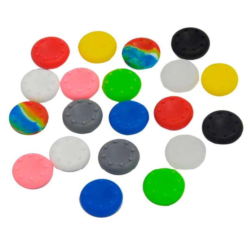 

Non-slip Silicone Rubber Cap Thumb Grip Stick Multicolor Analog Thumbsticks Cover for PS4 /PS3/XBOX360 Controller, White, black, pink, blue, purple, green, red, yellow, orange, gray