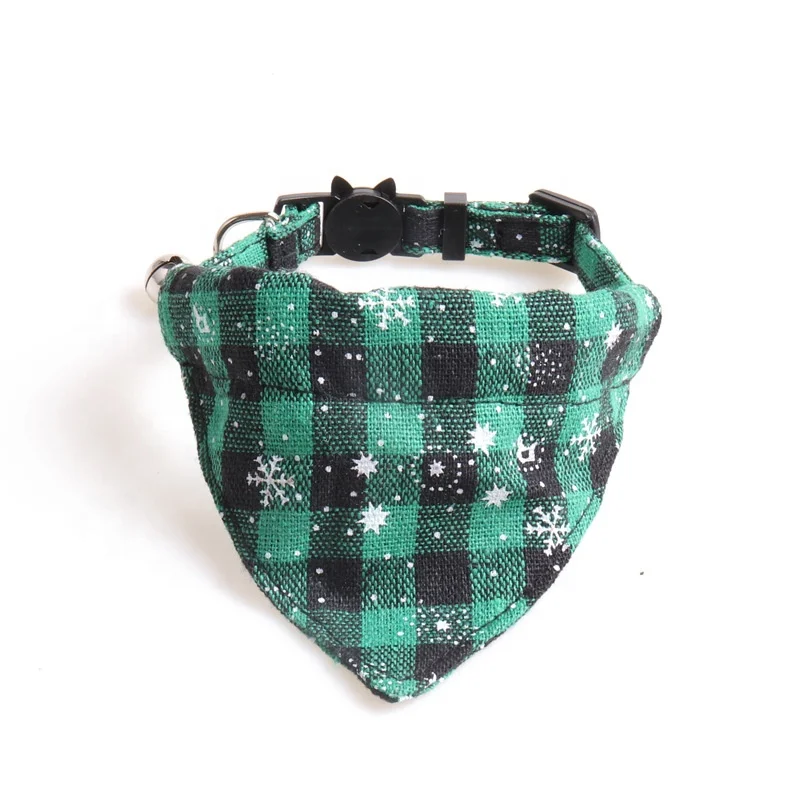 

wholesale custom reversible Christmas cotton dog bandanas