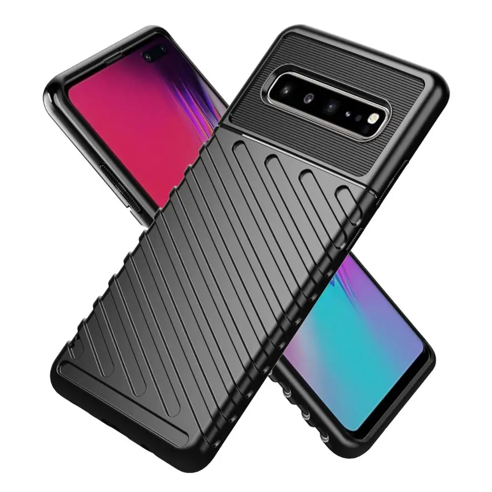 

Shockproof TPU Mobile Back Cover For samsung galaxy s10 5G phone case, 3colors