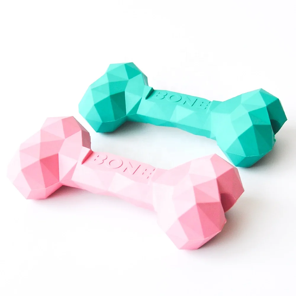 
Multicolor Recycled Cheap Bone Shaped Tough Chew Dog Toy 