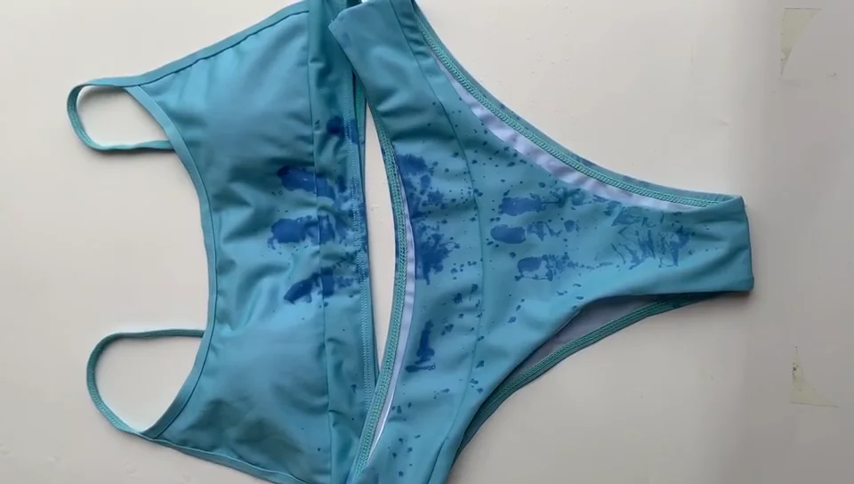 New Color Changing Swimwear Sports Beach Causal Women Two Pieces Bikini ...