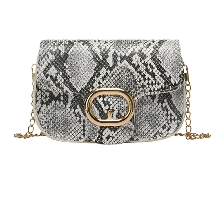 

2021 new fashion chain snake square bag, Customized color