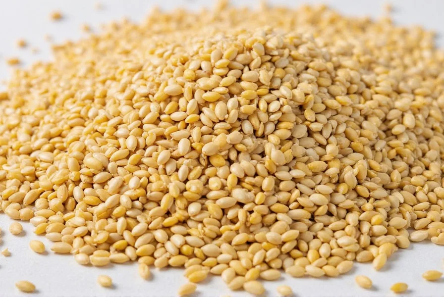 Dishes with sesame seeds