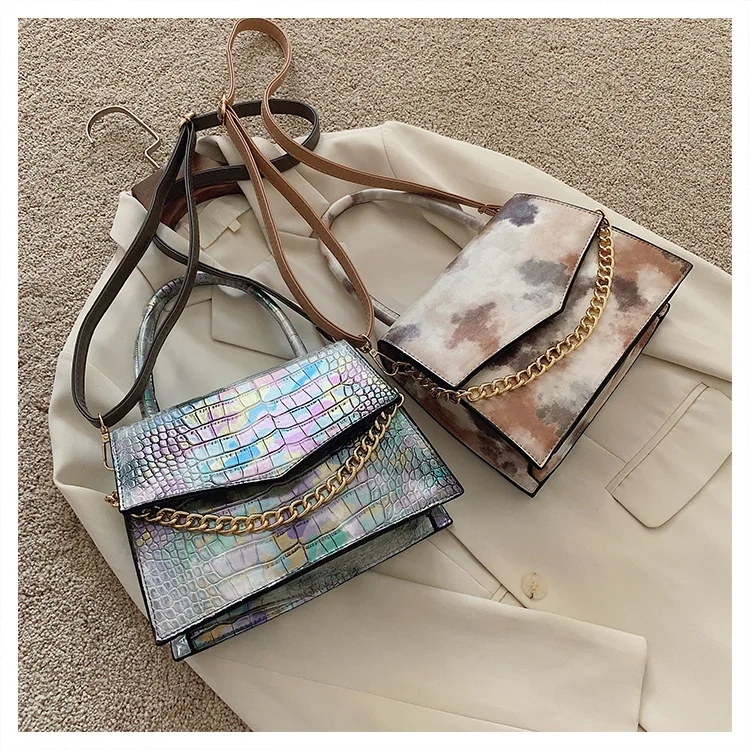 

fashionable handbag beach straw bags pu leather handle woven hand made lady's shoulder bag purse, Multicolor