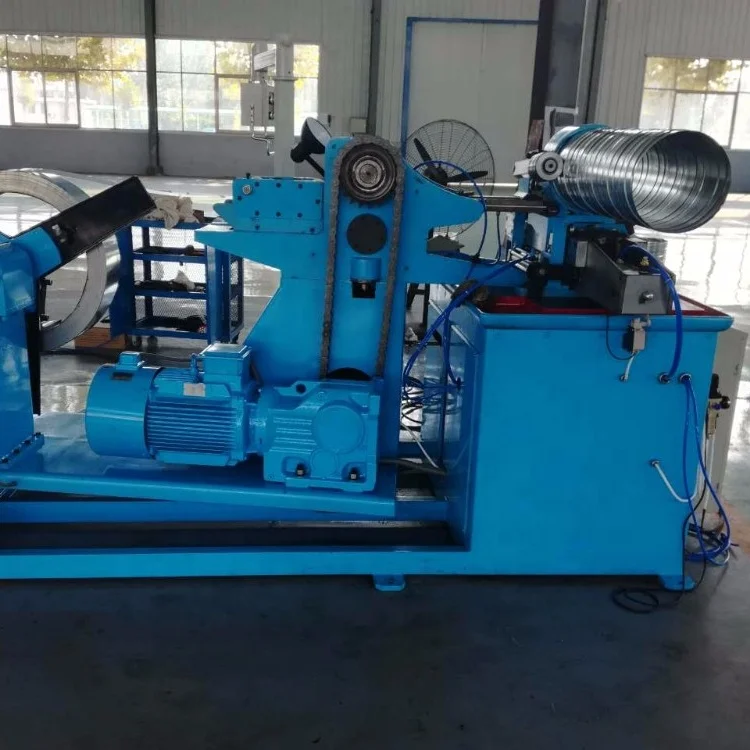 
Hvac duct forming spiral tubeformer making machine 