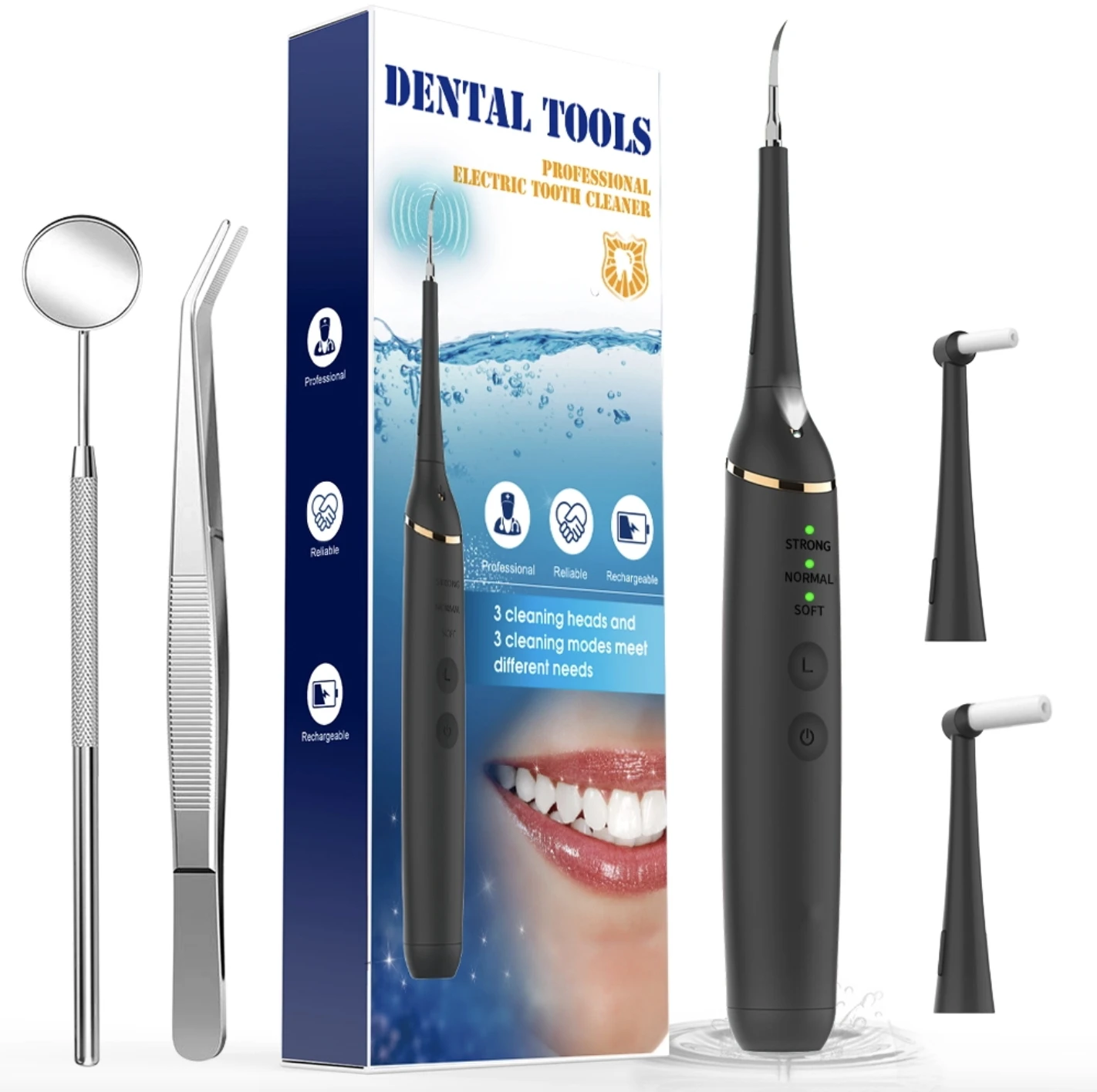 

Electric Smart Tooth Cleaner Stains Calculus Remover Dental Care Tools Electric Tooth Cleansing Device
