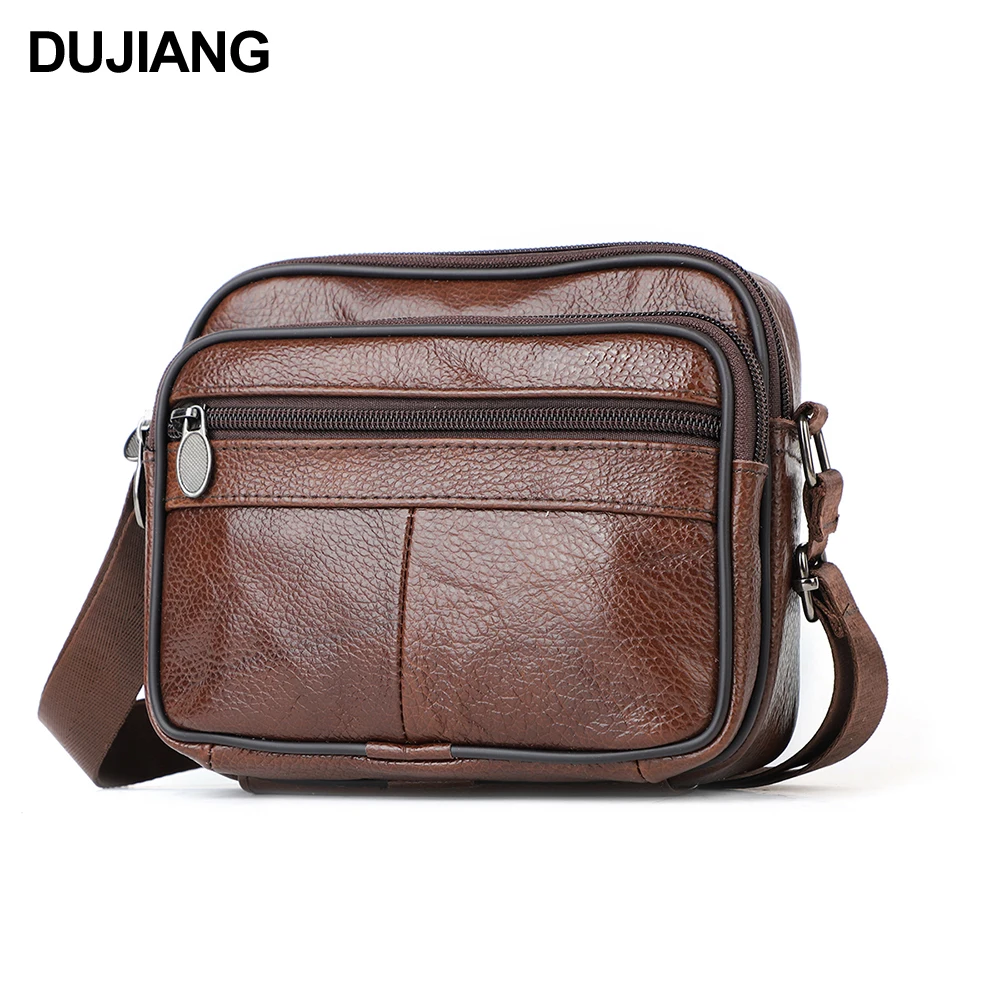 

Genuine Leather Horizontal Men's Bags Vintage Style Crossbody Bags for Men Mini Sling Messenger Bags Fashionable and Affordable