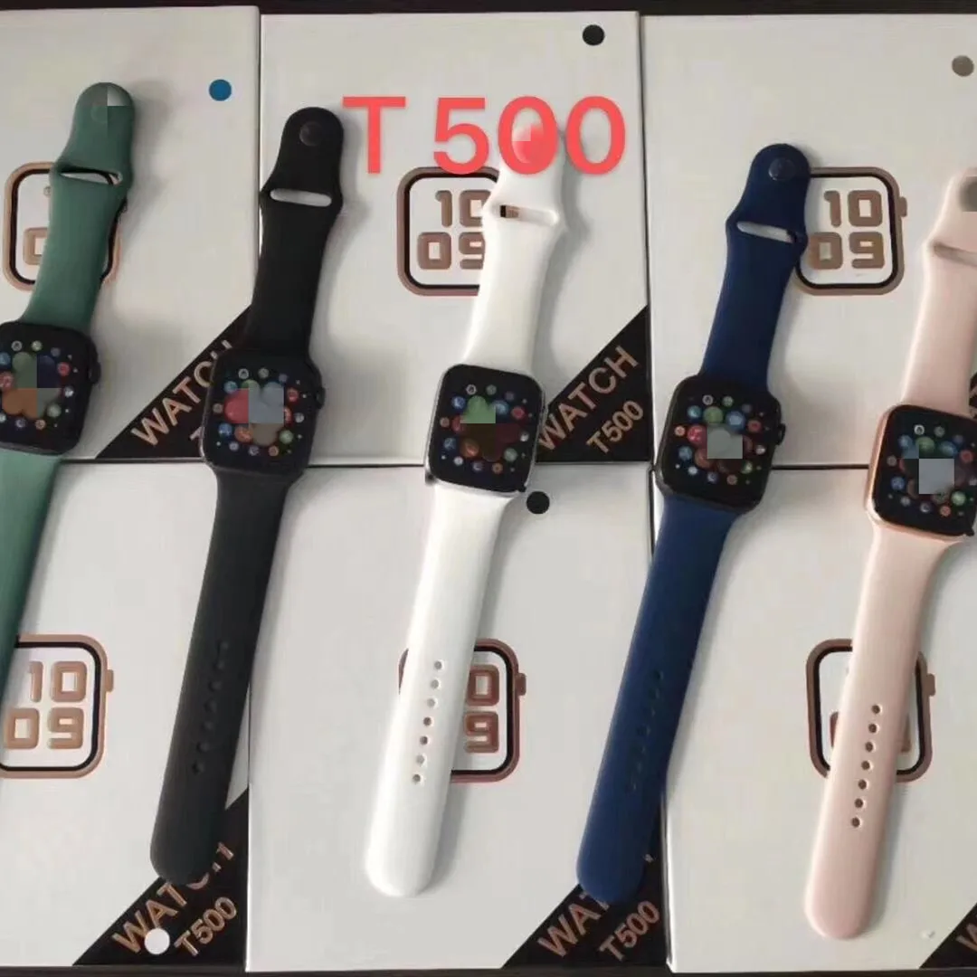 
Factory Hot sale Reloj Inteligente T500 Smart Watch 2020 Spanish Smartwatch T500 T500 PLUS Series 6 hiwatch T500+ 