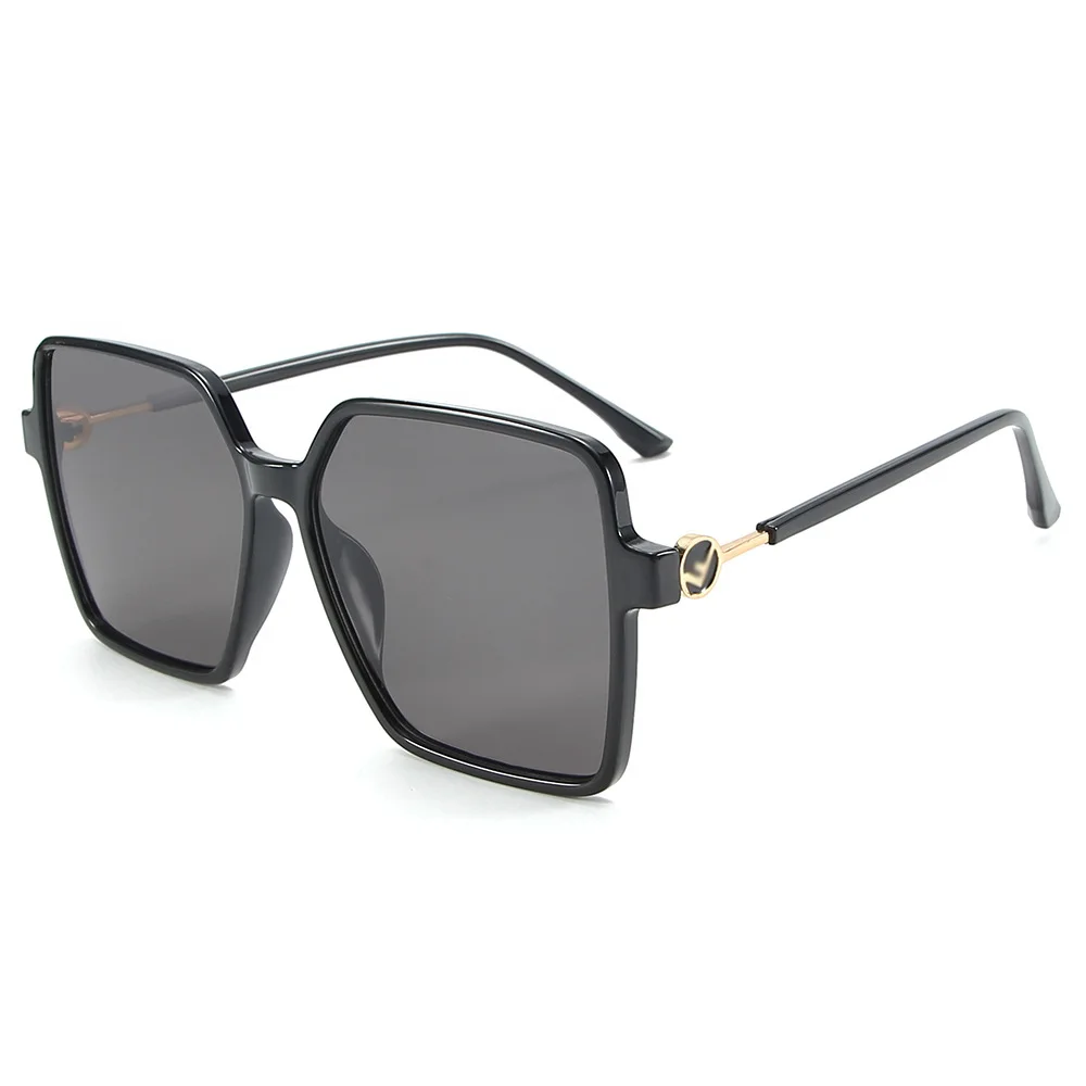

2021 thin frame big frame myopia glasses TR flat mirror thin new fashion retro big face sunglasses, Picture