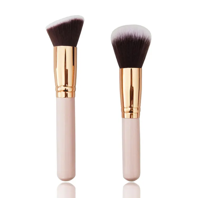 

1-10-3 single flat blending foundation make up brush, Pink