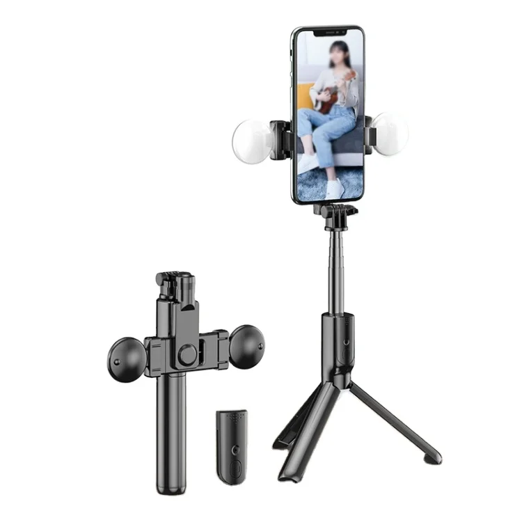 

Desktop Live Broadcast Photo BT Connection Bracket Rotatable Universal Tripod