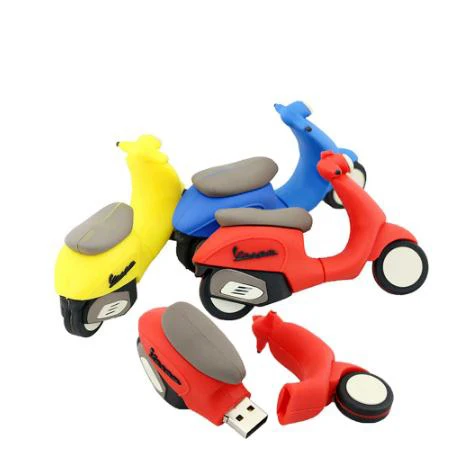 

Cartoon Electric Motorcycle Motor Car USB Flash Drive 2.0 1GB 2GB 4GB 8GB PVC Pen Drive 3.0 64gb 32gb 16gb Usb Memory Stick