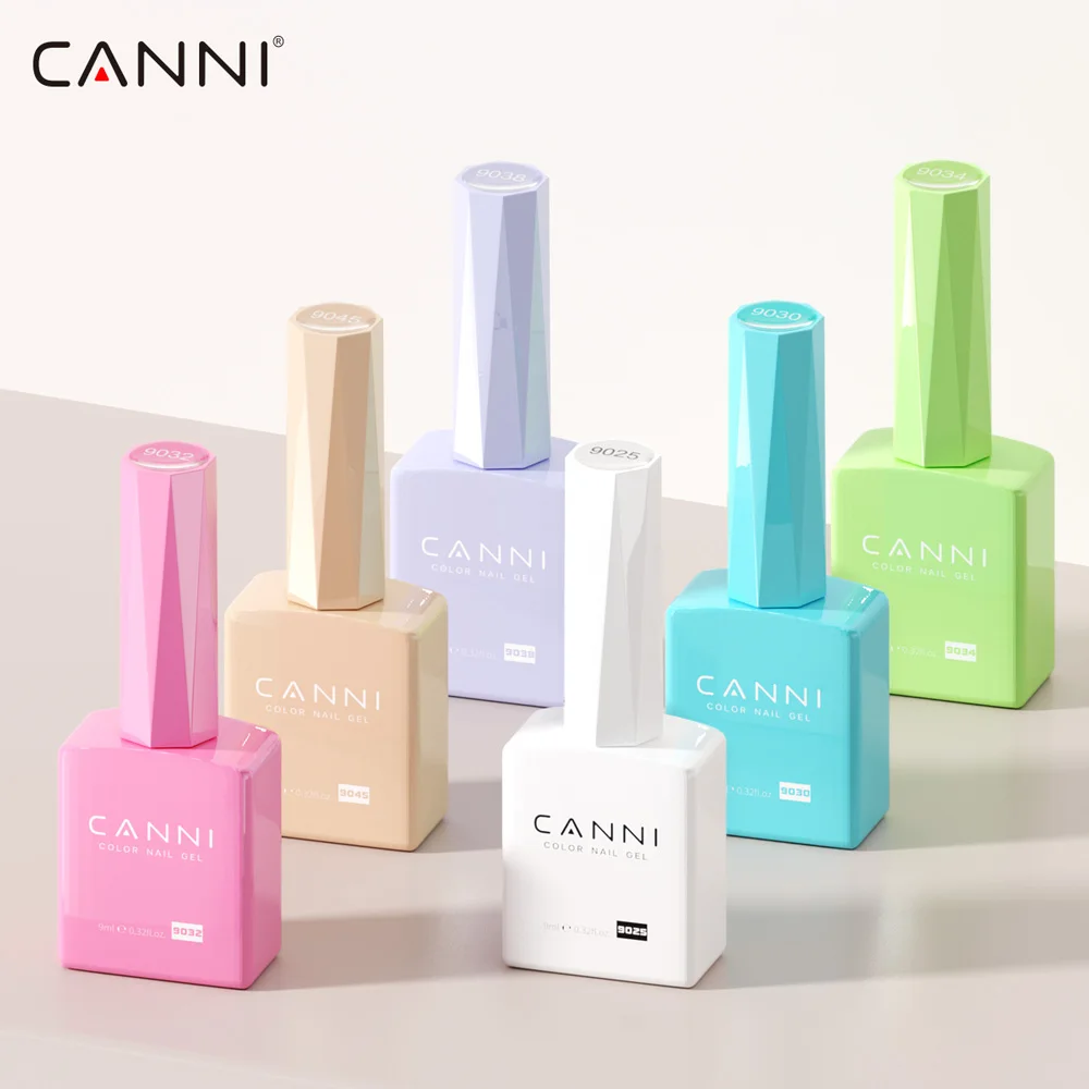 

2023 Newest Color CANNI 9ml Nail Art Hema Free Gel Polish For Nails French Tip Manicure Gel Varnish Enamel Lacquer UV LED Nail