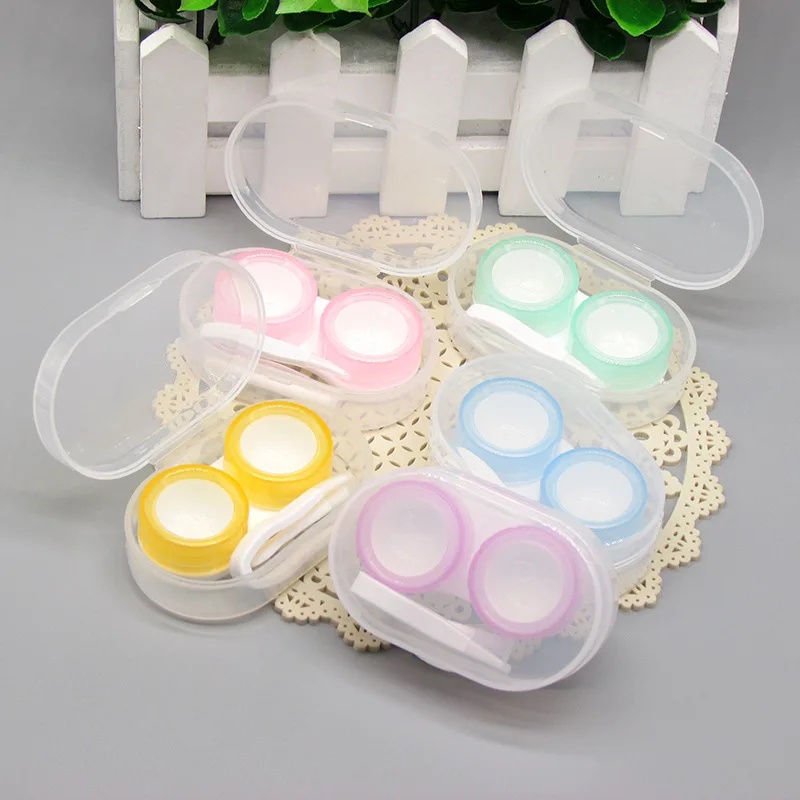 

Contact Lens Accessories Container Color Contact Lens Case Lenses Display Case Cases Eyewear Glasses Soft Kids Girls