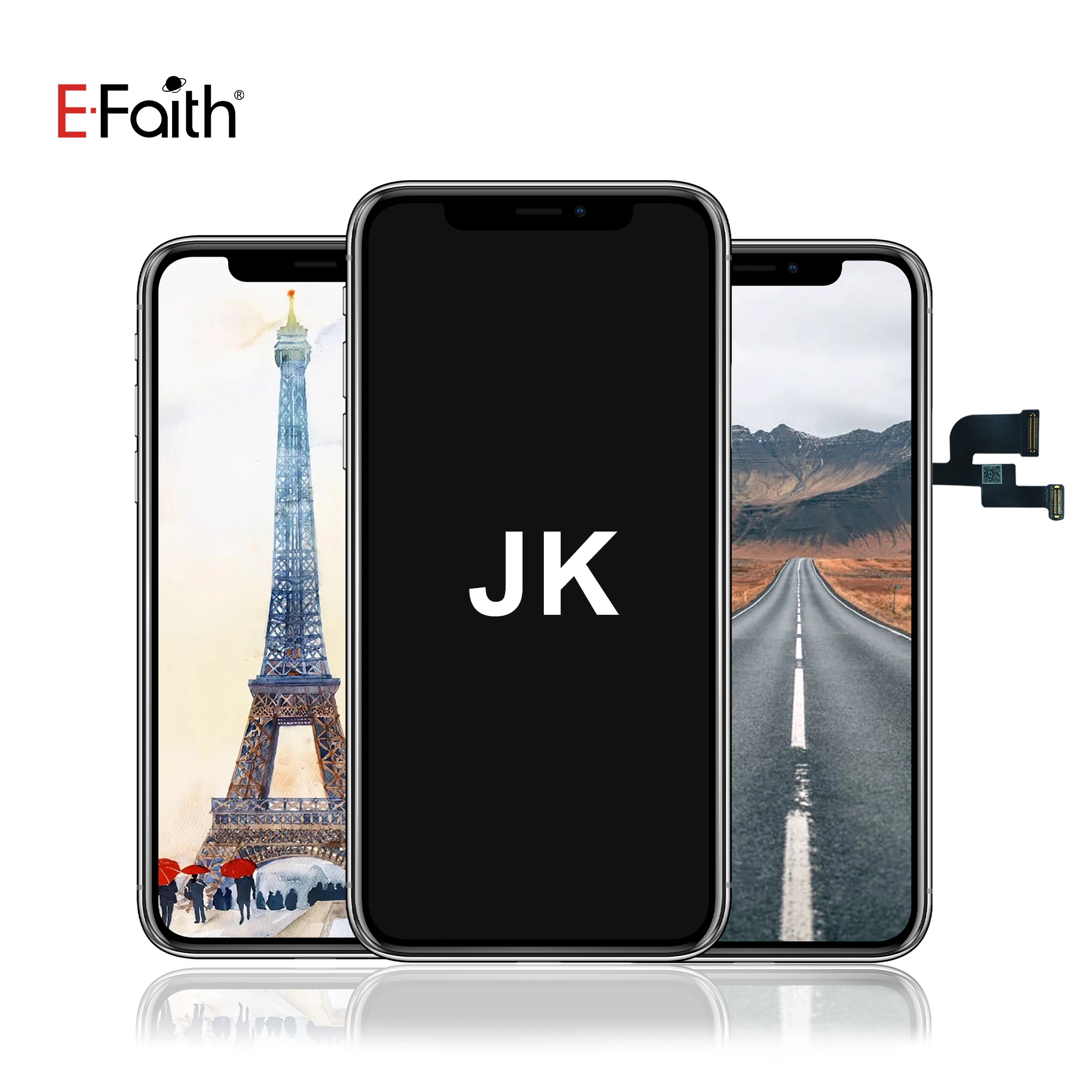 

EFaith Facotory Price Incell JK LCD Screen For iPhone X XS XS Max XR X11 11 PRO MAX With Touch Display Digitizer Assembly, Black