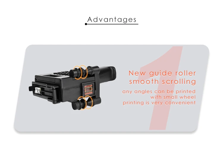 Printing Height 0.08-0.5 Inch Inkjet Coding Machine Portable Handheld Printer for Label Barcode Variable Data Etc