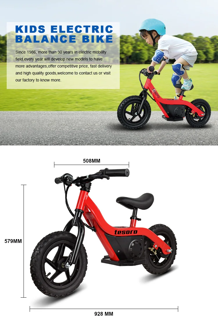 12 inch electric balance bike