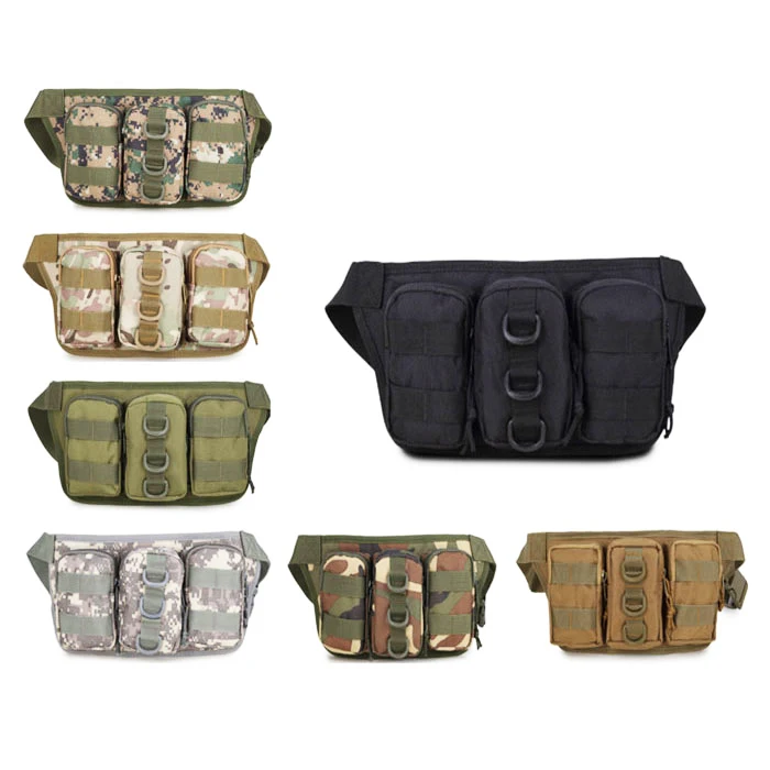 

Outdoor Small Waist Pouch Bag Multi-function Mobile Phone Tactical Waist Pocket Bag
