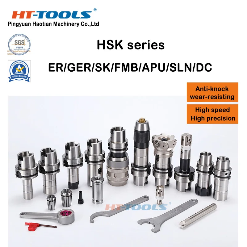 
High precision HSK63A collet chuck HSK63F HSK40E HSK32A HSK50E HSK50F tool holders 