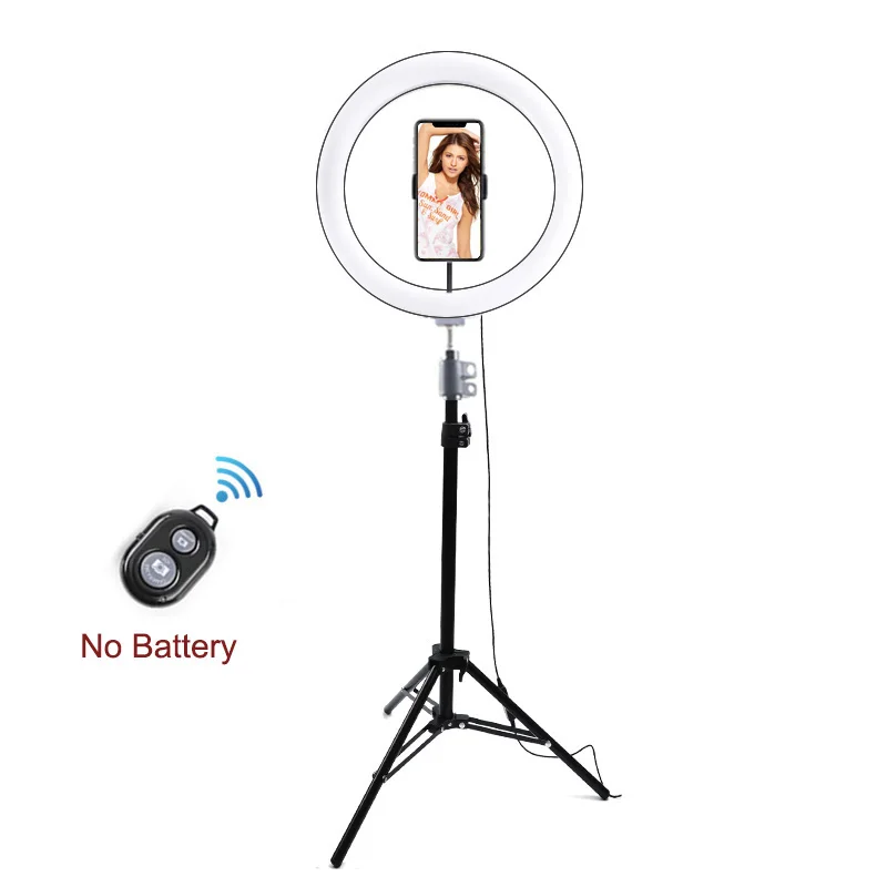 

2022 mobile video lighting led selfie camera phone light ring lamp luz tripod tik tok ring light with phone holder stand, Pink