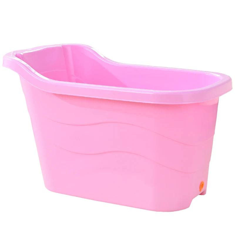 Portable Bathtub Swimming Pool Large Freestanding Plastic Bathtub Bath Bucket For Adult And Kids