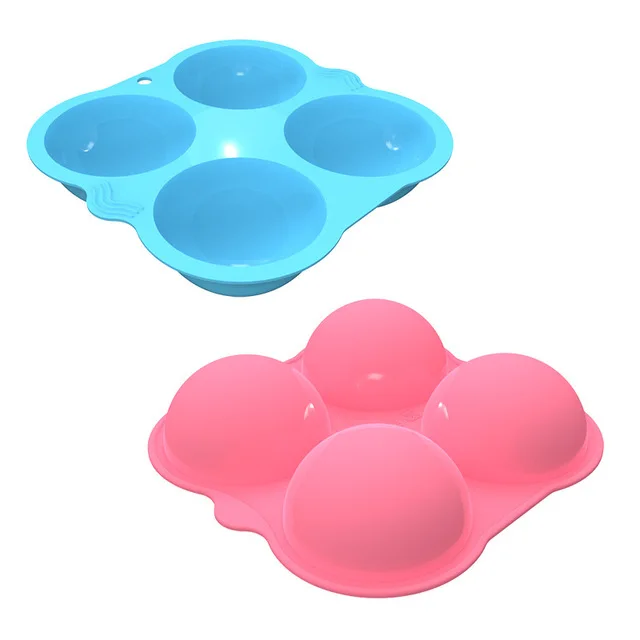 

Hot sale half ball shape cake silicon molds /soap mold / candle moulds