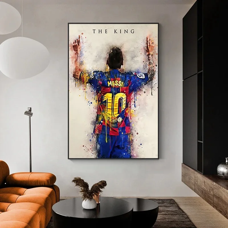 

Modern Popular Football Poster HD Printing Canvas Painting for Home Wall Art Decor
