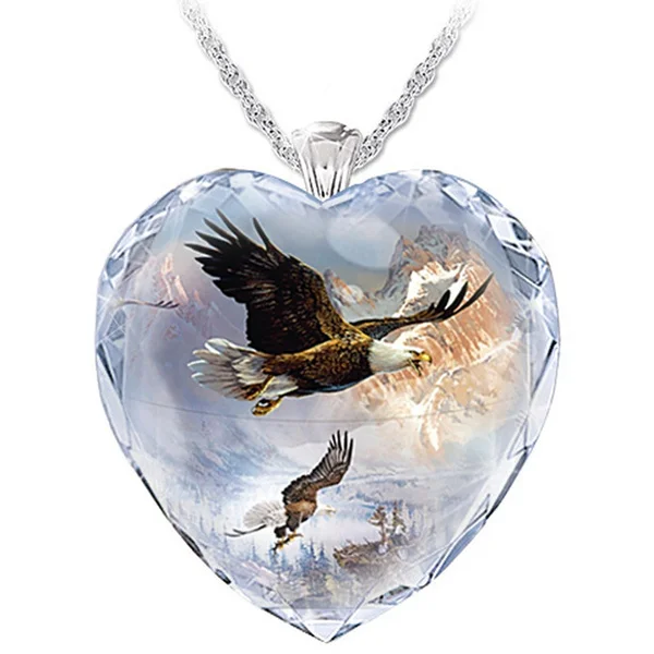 

Hot Hip Hop Sky King Eagle Pendant Picture Men's Animal Necklace