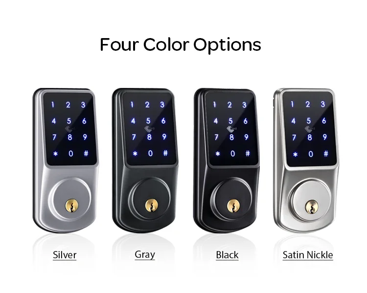 Cerradura Electrónica Automática De Aluminio Para Puerta,Cierre De