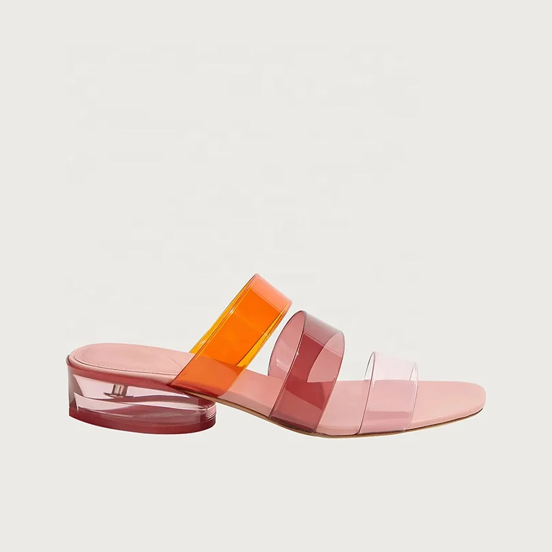 

2020 new design women lady footwear three straps women summer sandals