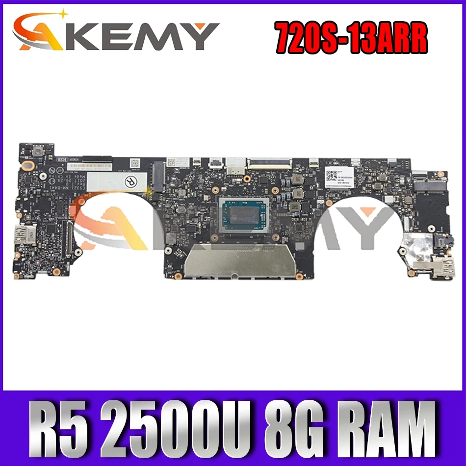 

For 720S-13ARR laptop motherboard HD4GFP NM-B441 with CPU R5 2500U 8G RAM tested 100% working FRU 5B20Q59464 Mainboard