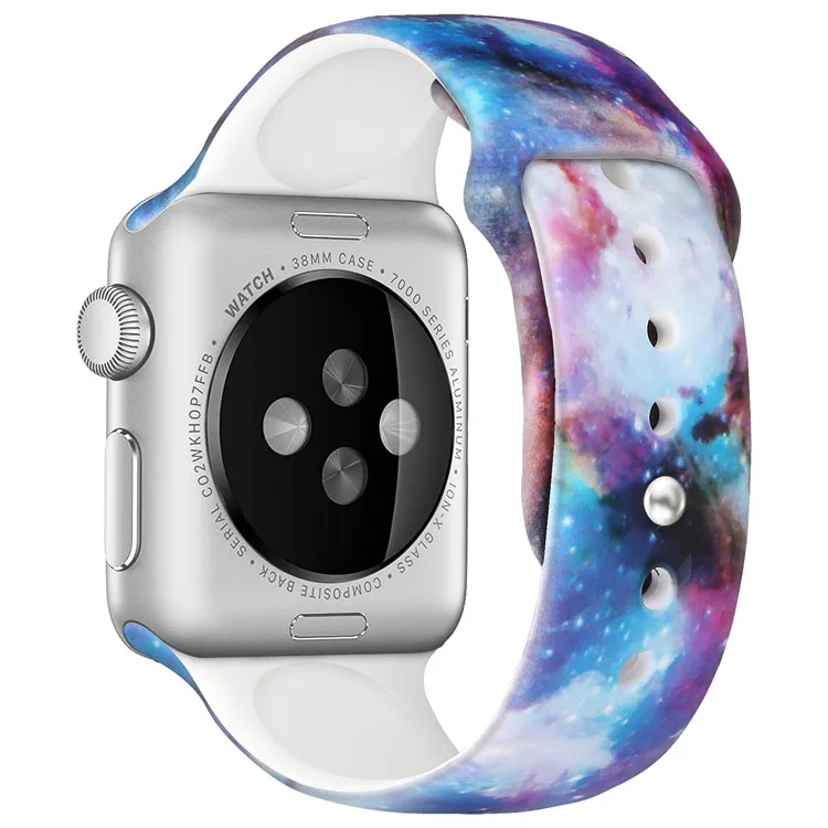 

Coolyep spot swim solo loop silicone watchbands watch straps for apple watch 6, Optional