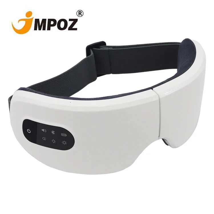 

JMPOZ Portable 4D smart Wireless Eye Care Massager Machine Eye Heated Massage Instrument Electric Eye Massager, White