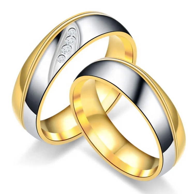 

Couple Stainless Titanium Steel Starting Price Mens Bulk Diamond Rings