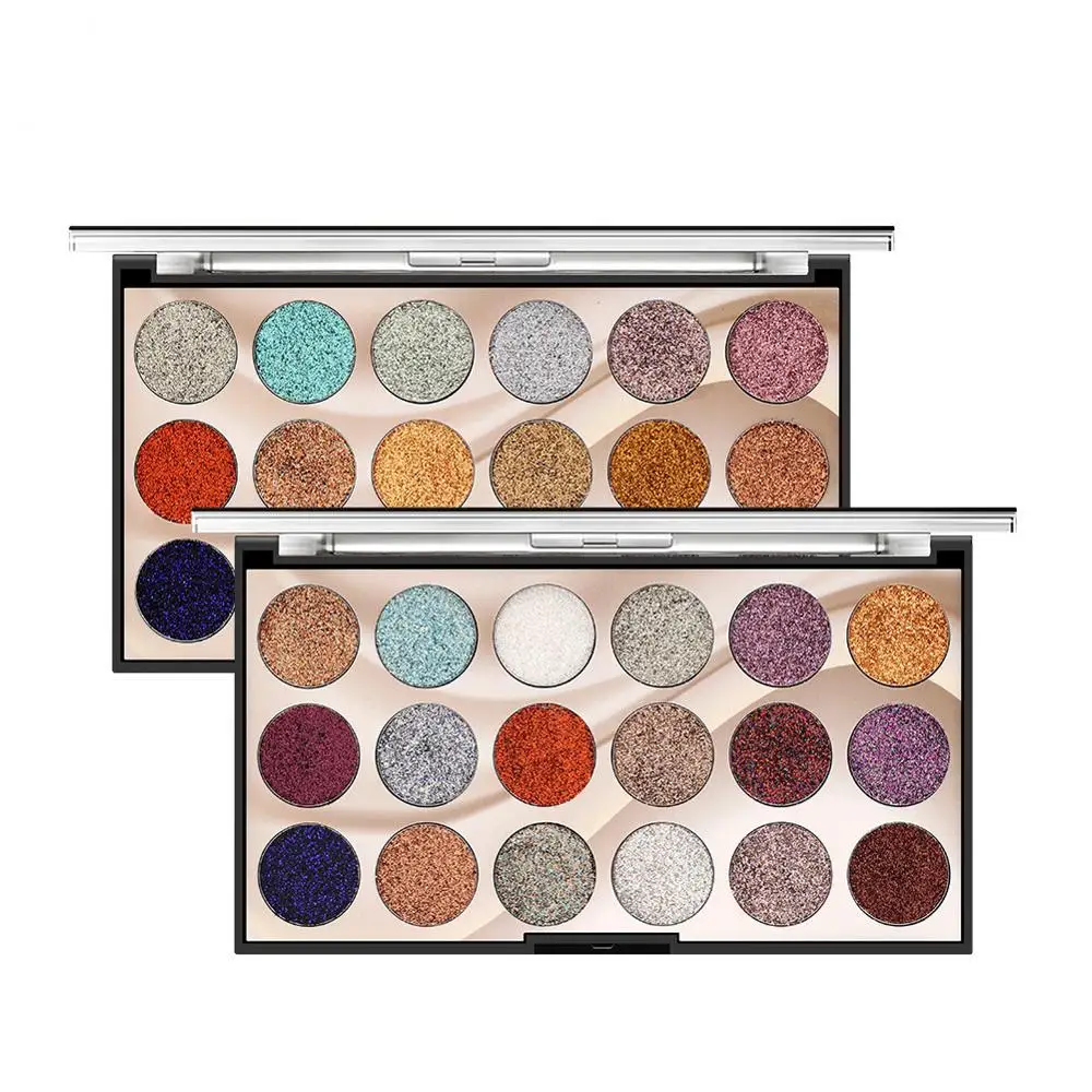 

OEM Makeup Luxury Glitter Eyeshadow Palette Sequins Pressed Glitter Eyeshadow